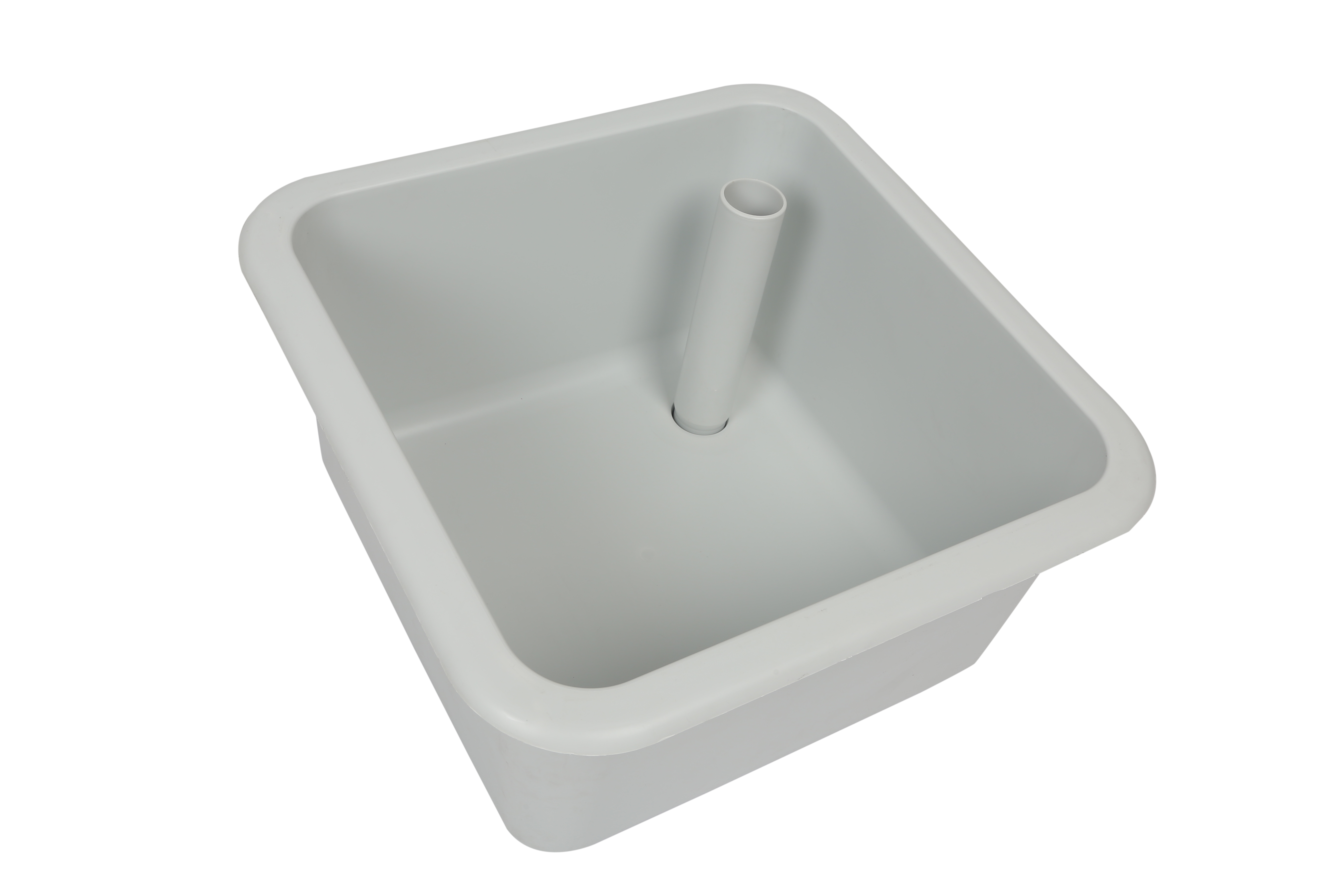 pp lavabo, g400xd400x250h, renk: gri