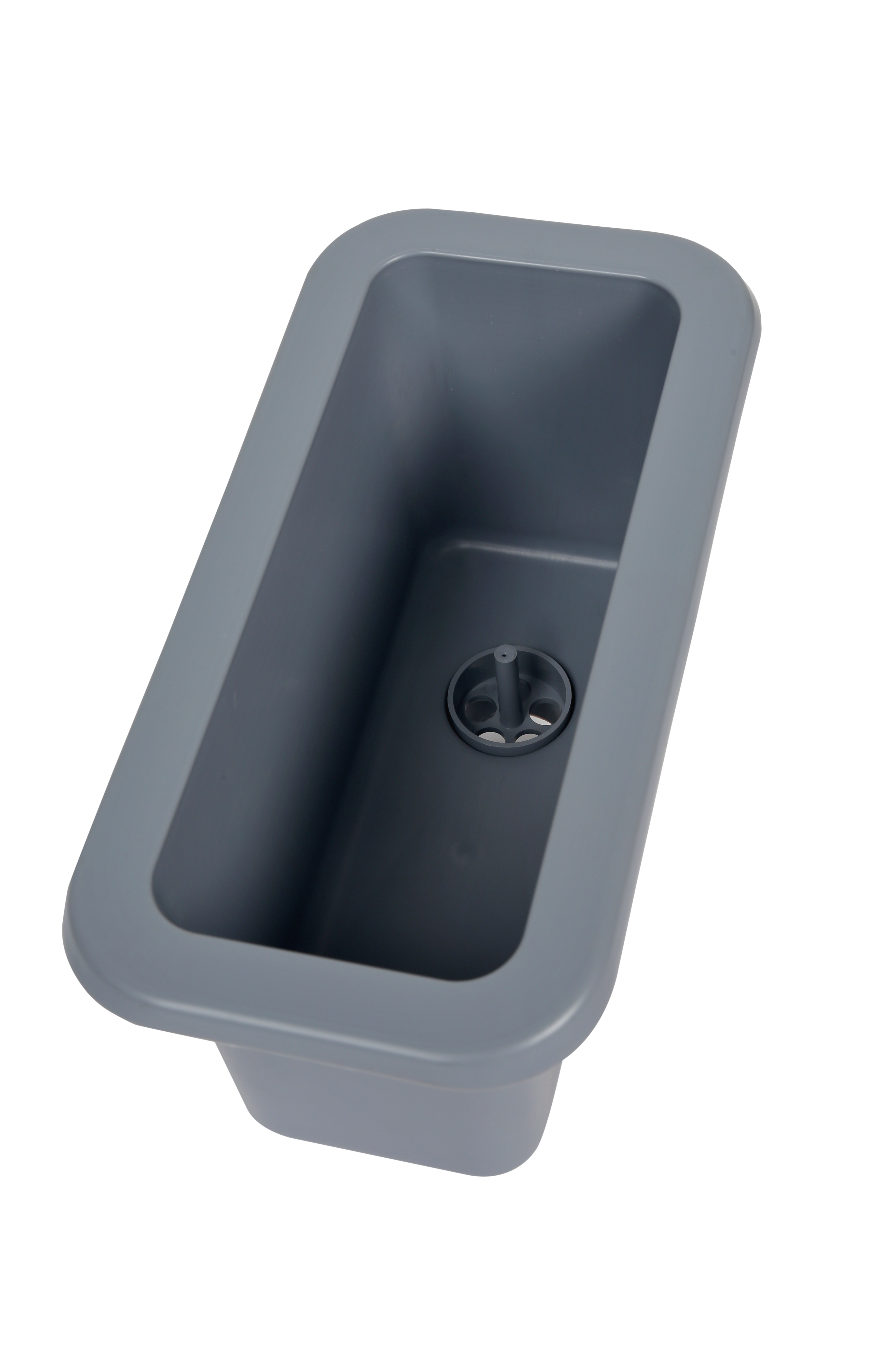 pp drip cup lavabo, 250x100x150h, renk: antrasit