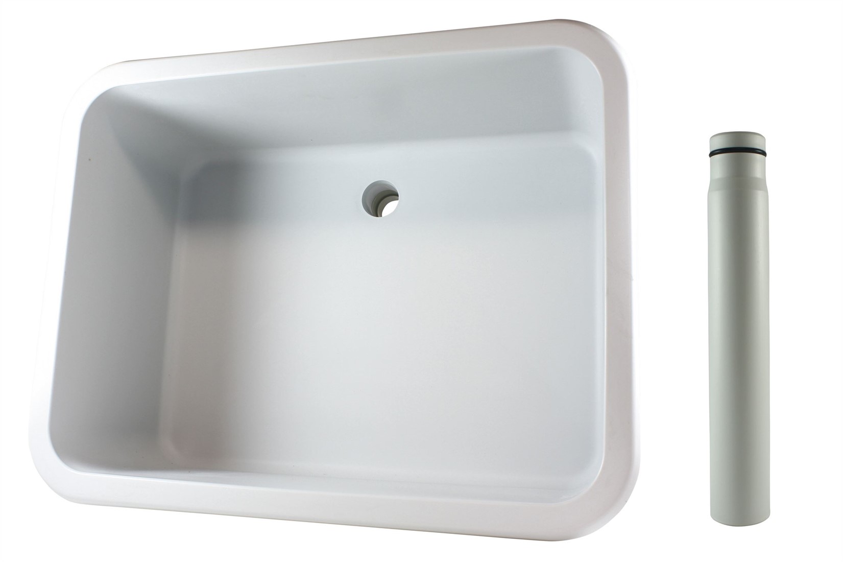 pp lavabo, g600xd450x250h, renk: gri (ral 7035)