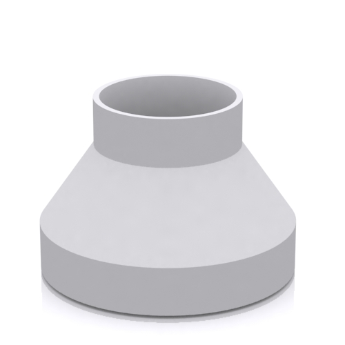 Simetrik Soketli PVC Redüktör Ø110/180 mm
