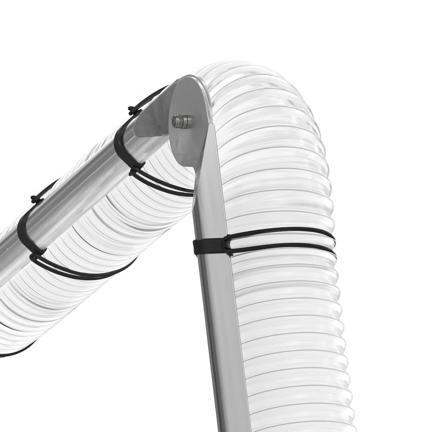 Lokal Emiş Kolu, Ø100 mm - 316L Paslanmaz Çelik