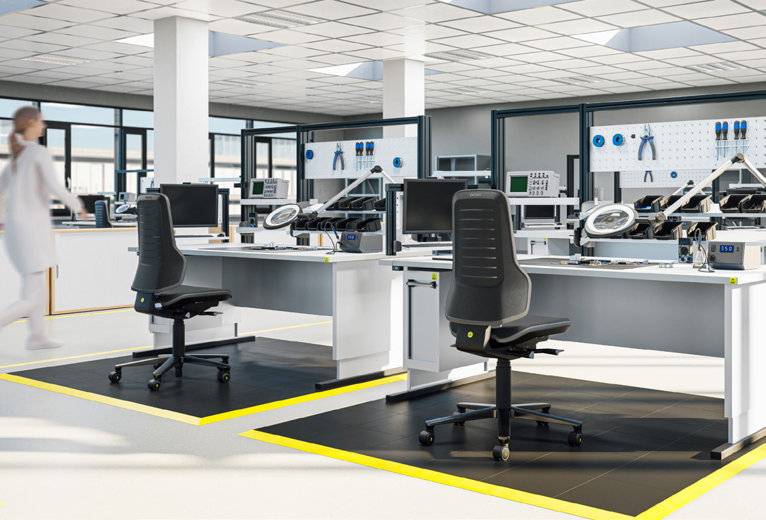 ESD korumalı elektronik &ccedil;alışma alanı